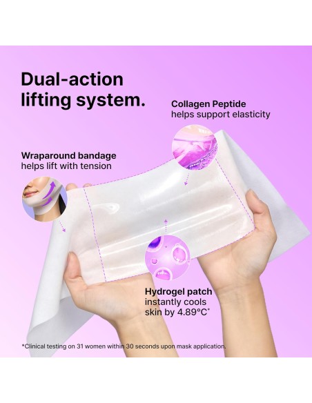 Dr.Jart+ Cryo Jawline Lifting Mask, Μάσκα Ανόρθωσης Περιγράμματος Σαγονιού 8g