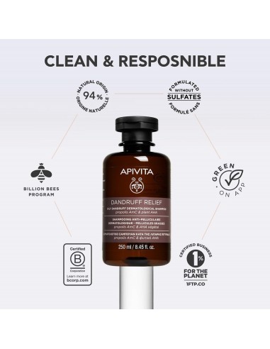 Apivita Dandruff Relief Δερματολογικό Σαμπουάν...