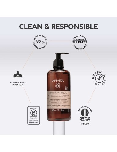 Apivita Dandruff Relief Δερματολογικό Σαμπουάν...
