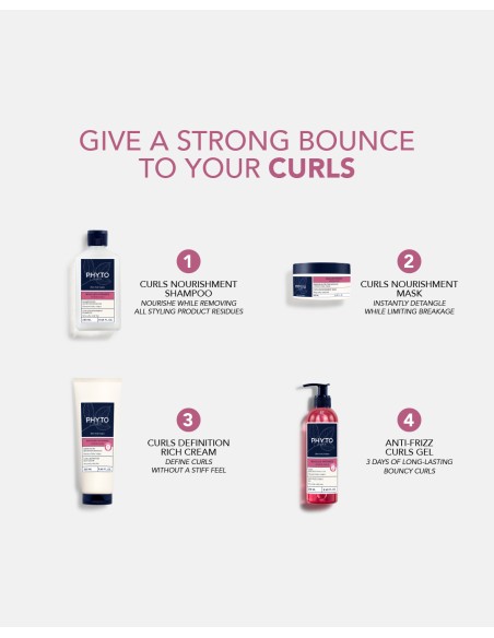 Phyto Paris Boucles Intenses Curls Definition Rich Cream-Πλούσια Κρέμα Φορμαρίσματος για Μπούκλες 250ml