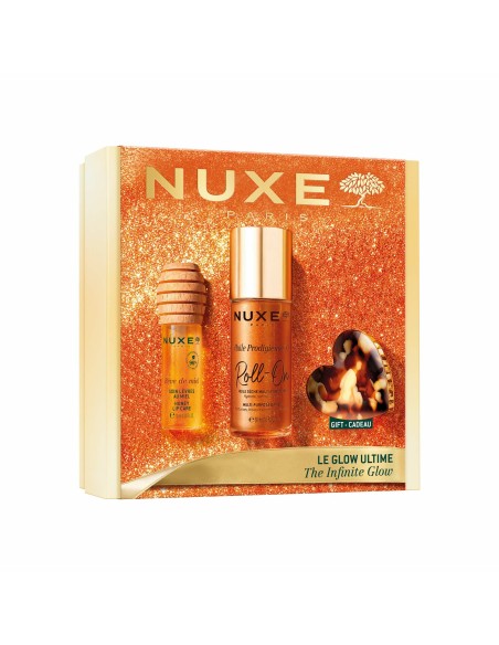 Nuxe The Infinite Glow Σετ Με Prodigieuse OR Roll On, Reve de Miel Honey Lip Care  & Δώρο Clip Μαλλιών