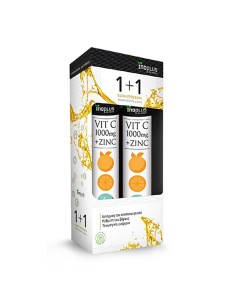 INOPLUS VITAMIN C 1000mg & ZINC 2x20 ΑΝΑΒΡΑΖΟΝΤΑ ΔΙΣΚΙΑ