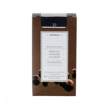 ΚΟΡΡΕΣ ΒΑΦΗ ARGAN  2.1 ΜΑΥΡΟ ΜΠΛΕ 75ml