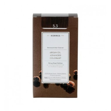 ΚΟΡΡΕΣ ΒΑΦΗ ARGAN  5.3 ΚΑΣΤΑΝΟ ΑΝΟΙΧΤΟ ΜΕΛΙ 75ml