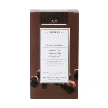 ΚΟΡΡΕΣ ΒΑΦΗ ARGAN  5.0 ΚΑΣΤΑΝΟ ΑΝΟΙΧΤΟ ΦΥΣΙΚΟ 75ml