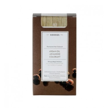 ΚΟΡΡΕΣ ΒΑΦΗ ARGAN  8.1 ΞΑΝΘΟ ΑΝΟΙΧΤΟ ΣΑΝΤΡΕ 75ml