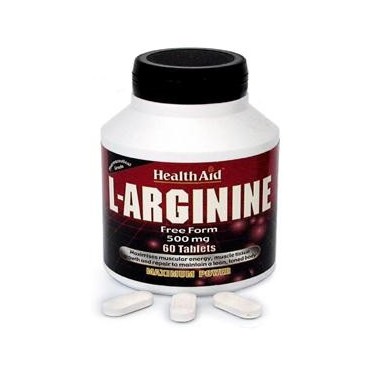 HEALTH AID L- Arginine 500mg 60tabs