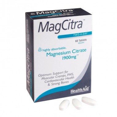 HEALTH AID MAGCITRA 1900mg. 60 tabs
