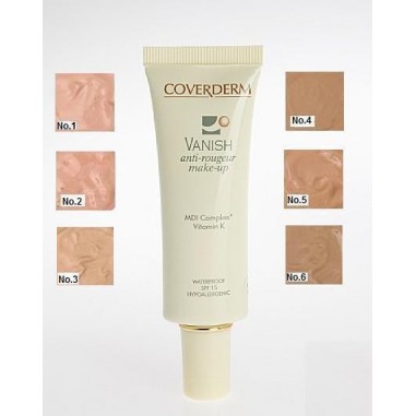 COVERDERM VANISH ANTI-ROUGEUR MAKEUP 4  30ml 