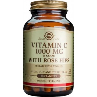 SOLGAR ROSE HIPS C 1000mg 100tabs 