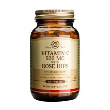 SOLGAR ROSE HIPS C  500mg tabs 100s