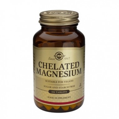 SOLGAR CHELATED MAGNESIUM 100mg  100tabs