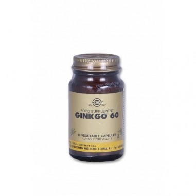 SOLGAR GINKGO BILOBA  60caps