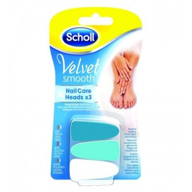 DR. SCHOLL  Velvet Smooth Nail Care System Refill 3HEADS