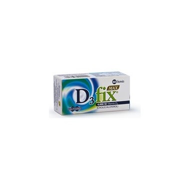 D3 FIX 4000 IU Max Vitamin D3 60 Tablets