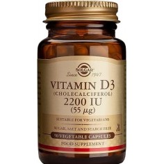 SOLGAR D3 2200 IU 50CAPS