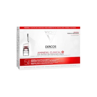 VICHY DERCOS AMINEXIL CLINICAL-5 WOMEN  21x6ml