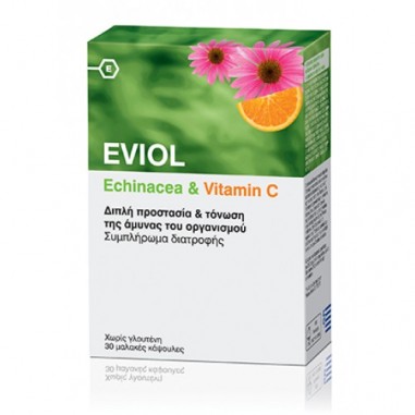 EVIOL Echinacea & Vitamin C 30caps