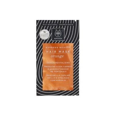 APIVITA EXPRESS BEAUTY ΜΑΣΚΑ ΜΑΛΛΙΩΝ με Πορτοκάλι 20ml