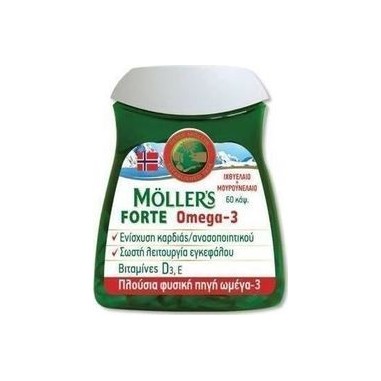 MOLLERS ΜΟΥΡΟΥΝΕΛΑΙΟ FORTE OMEGA-3  60 Caps