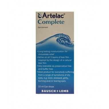 BAUSCH+LOMB ARTELAC COMPLETE EYE DROPS 10mL