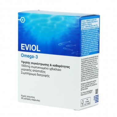 EVIOL OMEGA-3 30CAPS