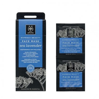 APIVITA FACE MASK SEA LAVENDER  2x8ml