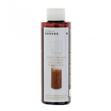 KORRES SHAMPOO RICE PROTEINS AND LINDEN 250mL